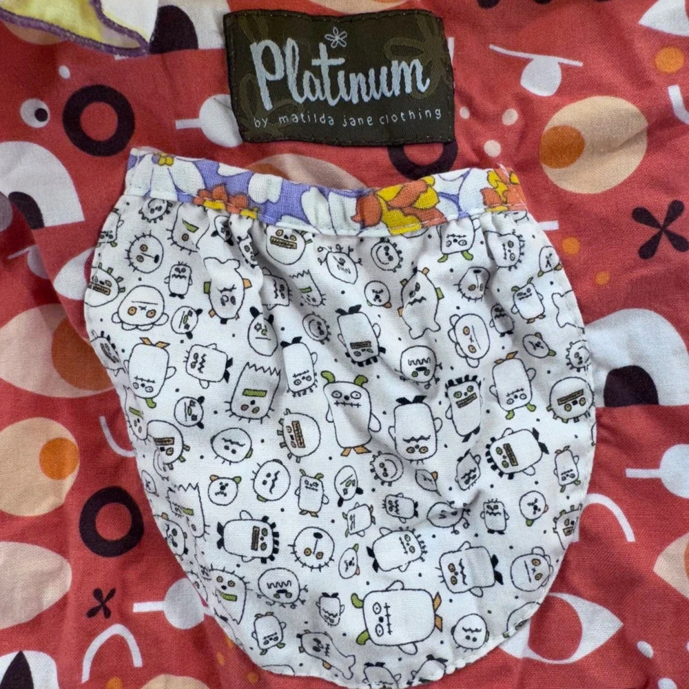 Matilda Jane Platinum Girls‎ Trick or Treat Halloween Tote Bag Purse Cotton